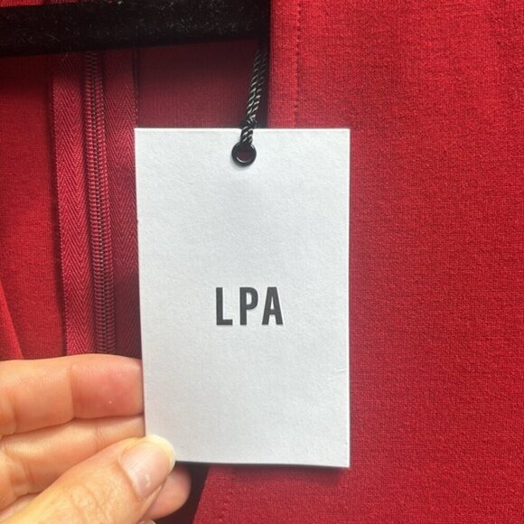 LPA Jumpsuit 48 in Oxblood Red Sz S - Picture 6 of 13